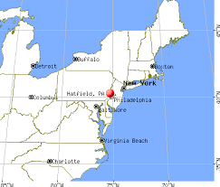 Hatfield, PA map